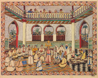 Festival Scene by Mohammed Ben Ali Rbati